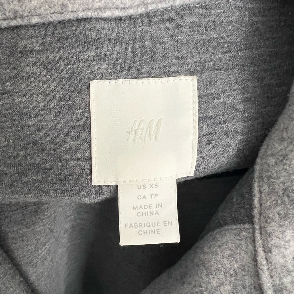 H&M Gray Button-Up Jacket - Picture 3 of 3